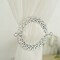 Set of 2 Round 7-inch Acrylic Crystal Curtain Tie Backs for Events